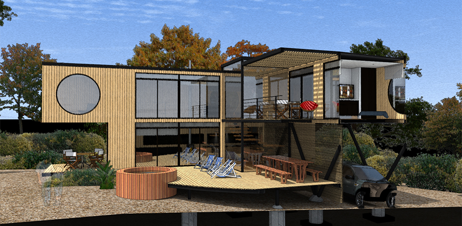 casa container proyecto vinay